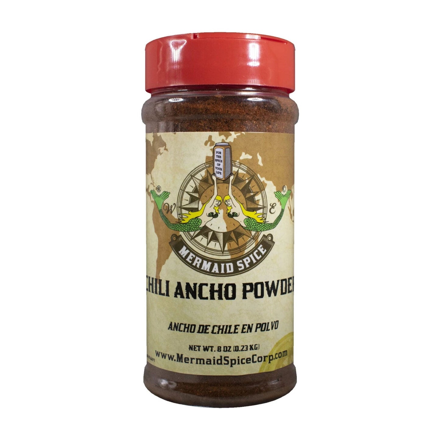 Mermaid Spice Corp - Chili Ancho Powder - 8 oz. (0.23 kg.)