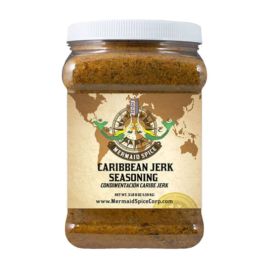 Mermaid Spice Corp - Caribbean Jerk Seasoning - 3 lb. 8 oz. (1.59 kg.)