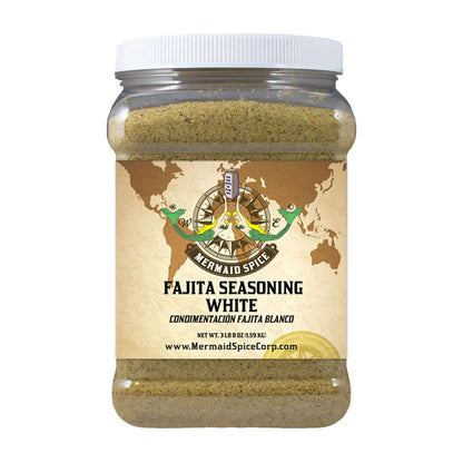 Mermaid Spice Corp - Fajita Seasoning White - 3 lb. 8 oz. (1.59 kg.)