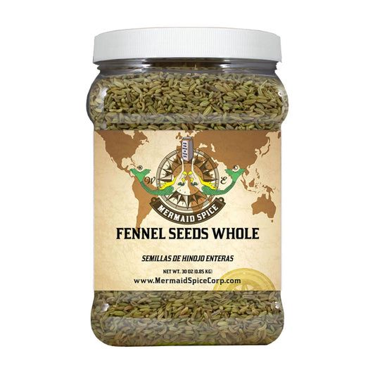 Mermaid Spice Corp - Fennel Seeds Whole - 30 oz. (0.85 kg.)