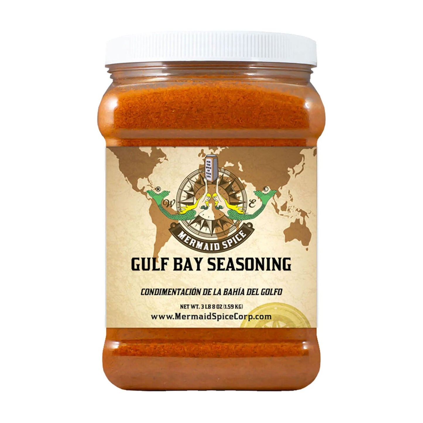 Mermaid Spice Corp - Gulf Bay Seasoning - 3 lb. 8 oz. (1.59 kg.)