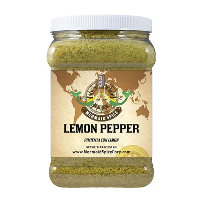 Mermaid Spice Corp - Lemon Pepper  - 3 lb. 8 oz. (1.59 kg.)