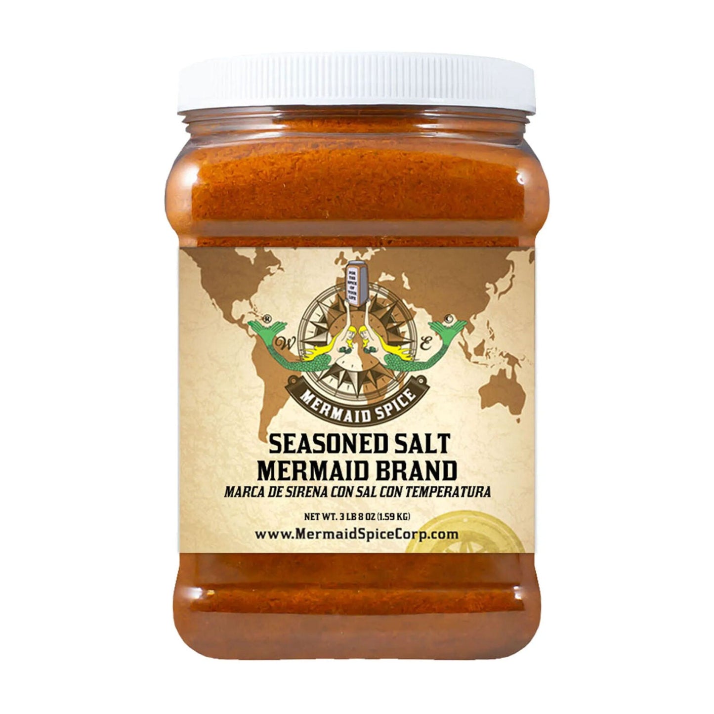 Mermaid Spice Corp - Seasoned Salt - 3 lb. 8 oz. (1.59 kg.)