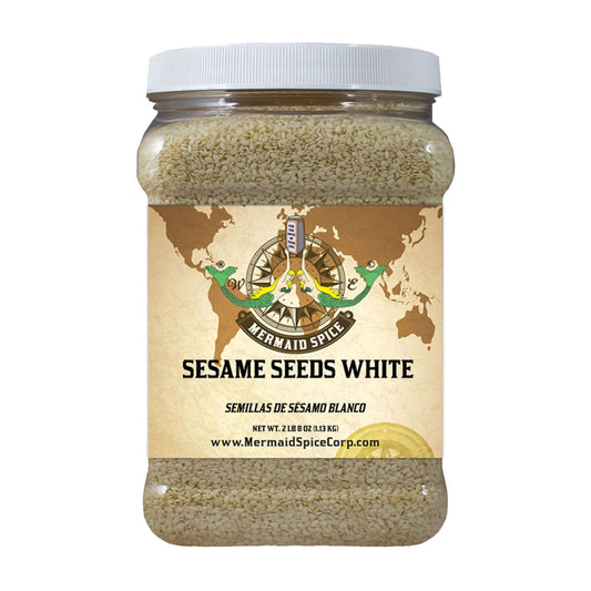 Mermaid Spice Corp - Sesame Seeds White - 2 lb. 8 oz. (1.13 kg.)