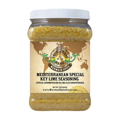 Mermaid Spice Corp - Mediterranean Special Key Lime Seasoning - 3 lb. (1.36 kg.)