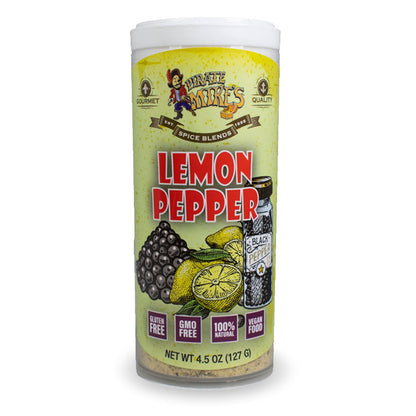 Pirate Mike's - Lemon Pepper - 4.5 oz (127 g.)