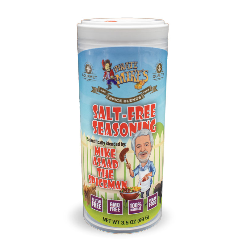 Pirate Mike's - Salt-Free Seasoning - 3.5 oz. (99 g.)