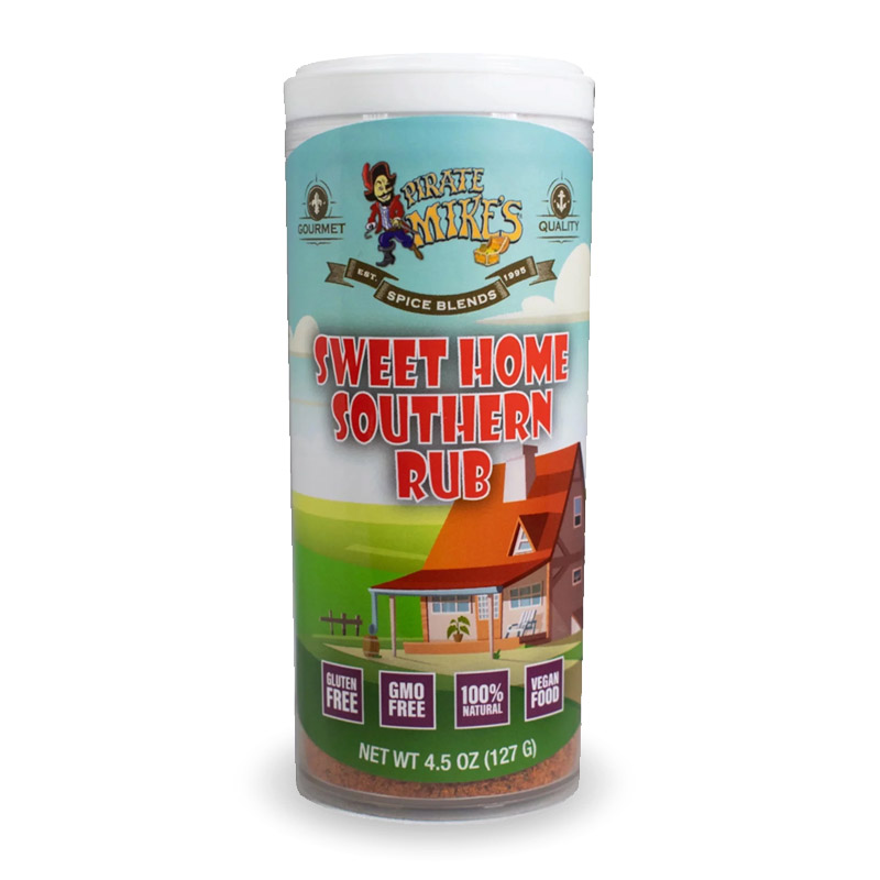 Pirate Mike's - Sweet Home Southern Rub - 4.5 oz (127 g.)