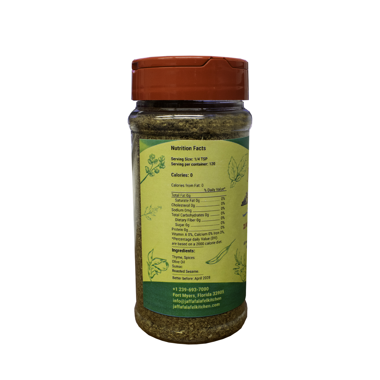 Jaffa Falafel Kitchen – Za’atar Seasoning – 6 oz.