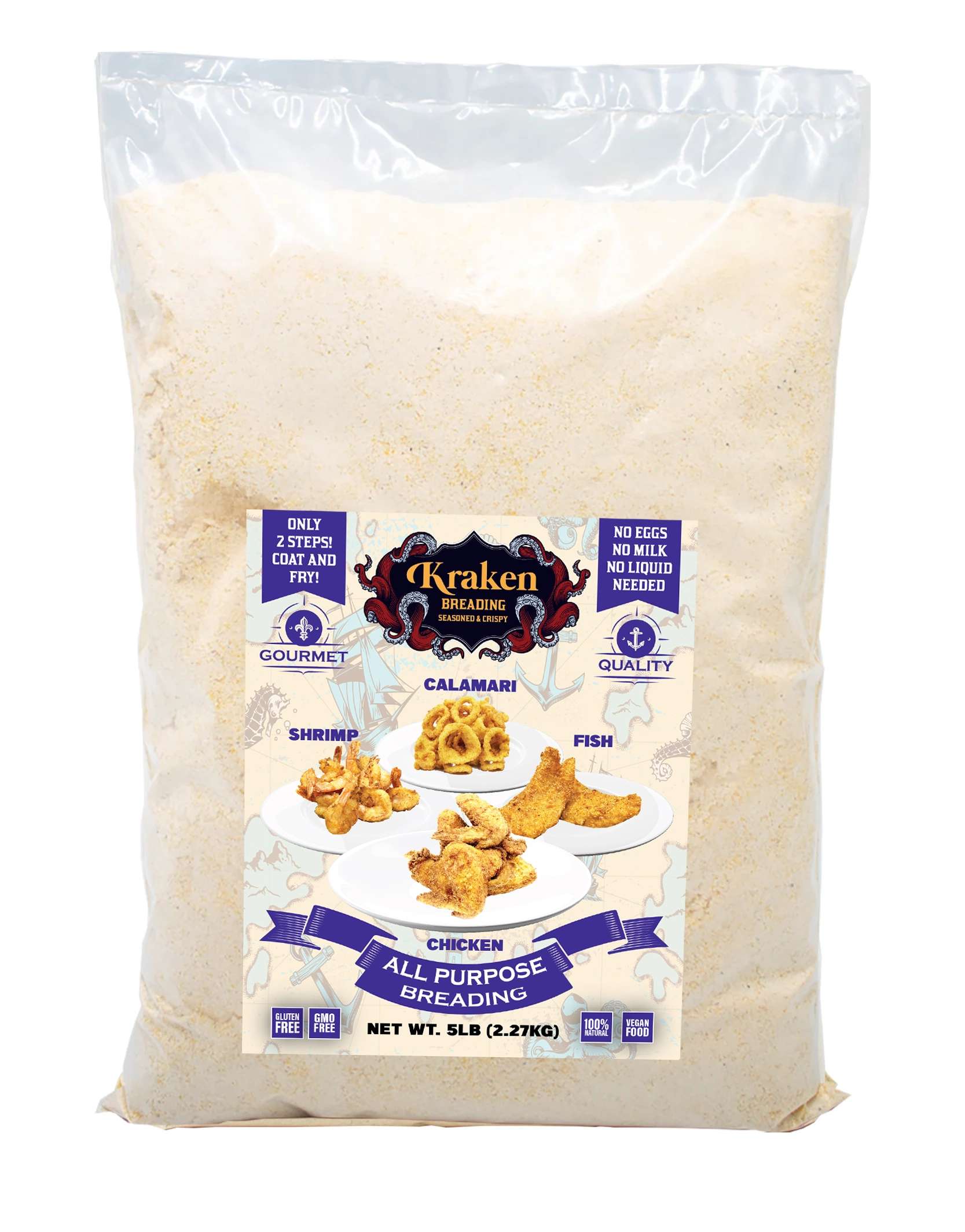 Kraken Cookin – All Purpose Breading – 5 LB