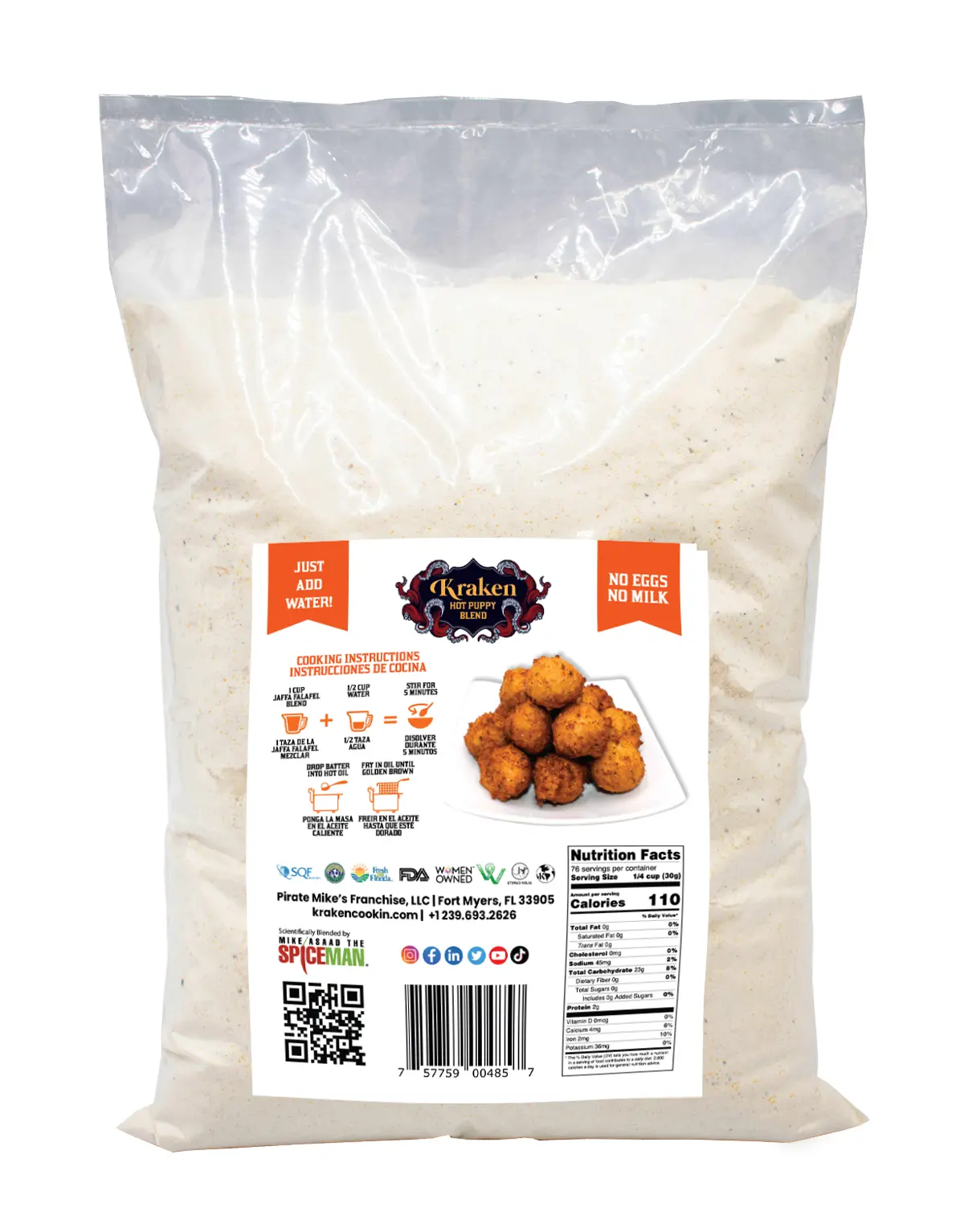 Kraken Cookin – Hot Puppy - 5 LB