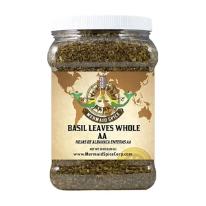 Mermaid Spice Corp – Basil Leaves Whole AA – 10 oz. (0.28 kg.)