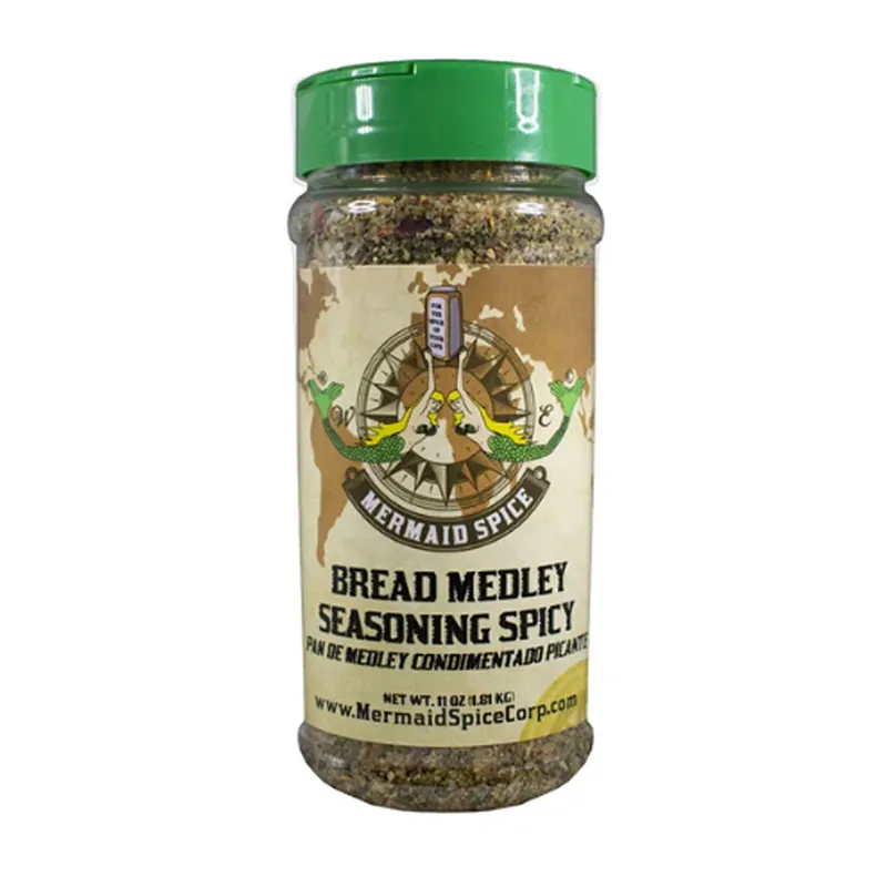Mermaid Spice Corp - Bread Medley Seasoning Spicy - 11 oz. (1.81 kg.)
