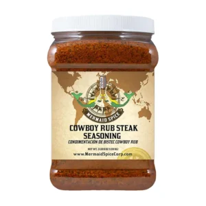 Mermaid Spice Corp – Cowboy Rub Steak Seasoning – 3 lb. 8 oz. (1.59 kg.)