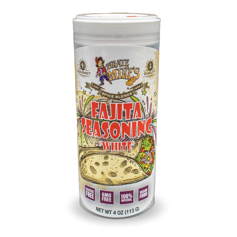 Pirate Mike's - Fajita Seasoning "White" - 4 oz. (113 g.)