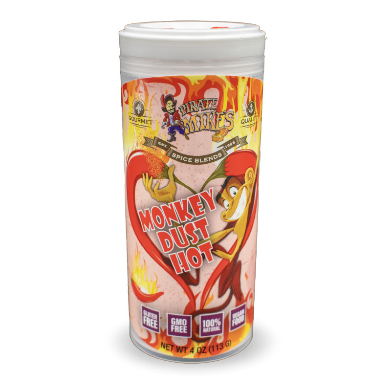 Pirate Mike’s – Monkey Dust Hot – 4 oz. (113 g.)